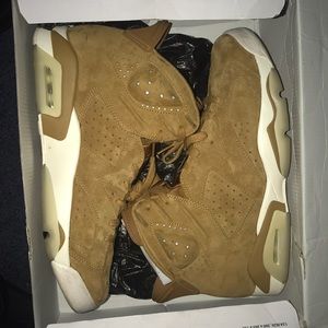 Jordan retro 6 wheat